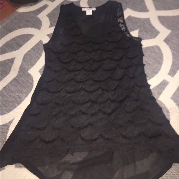 Lace black top - Picture 1 of 3